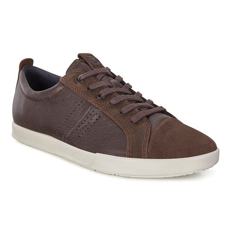 Men Casual Ecco Collin 2.0 - Sneakers Brown - India QFHRZM870